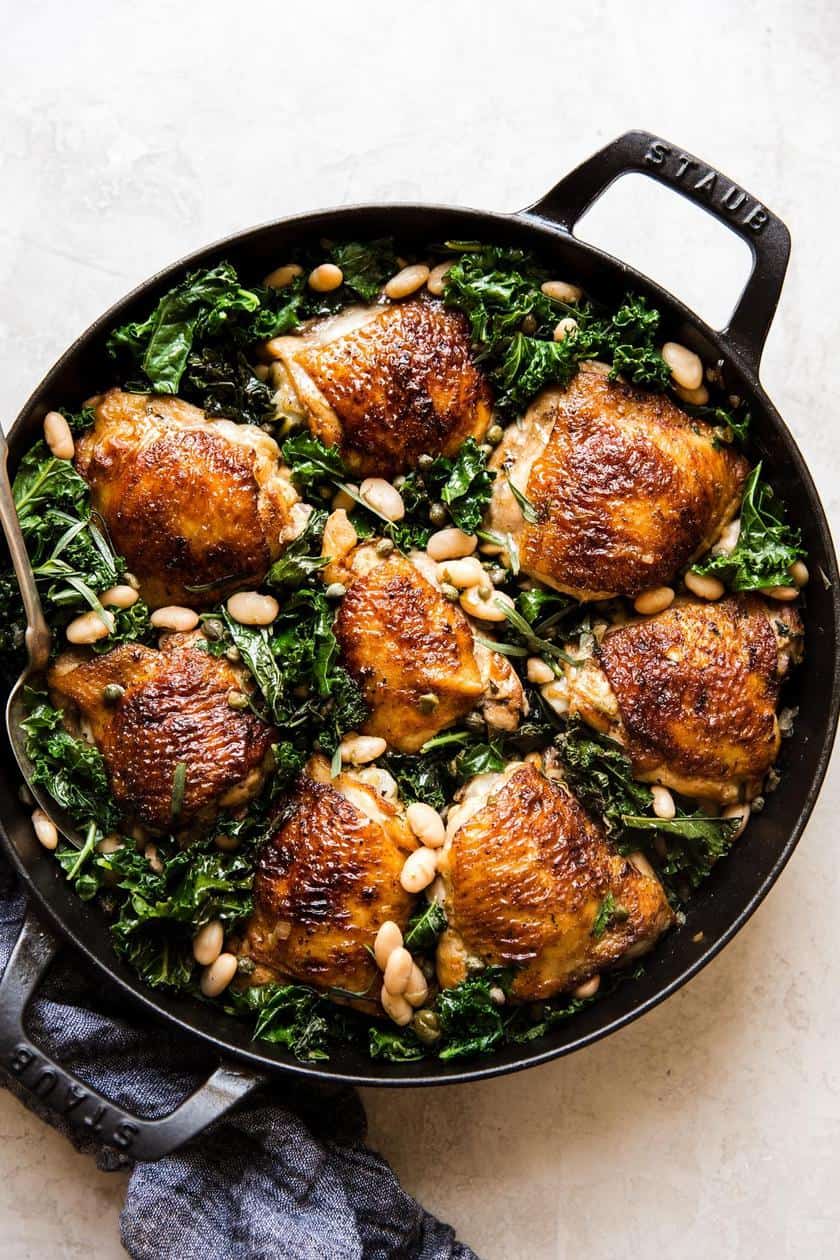One Pot Braised Chicken for October One Pot Dinners