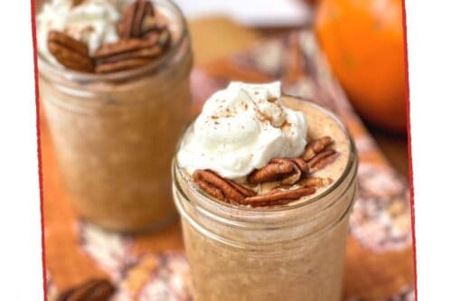 Pinterest Pin for Pumpkin Overnight Oats: Healthy and Simple