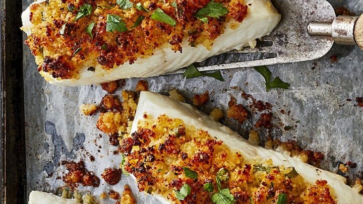Sheet Pan Baked Fish for November 15 Minute Dinners