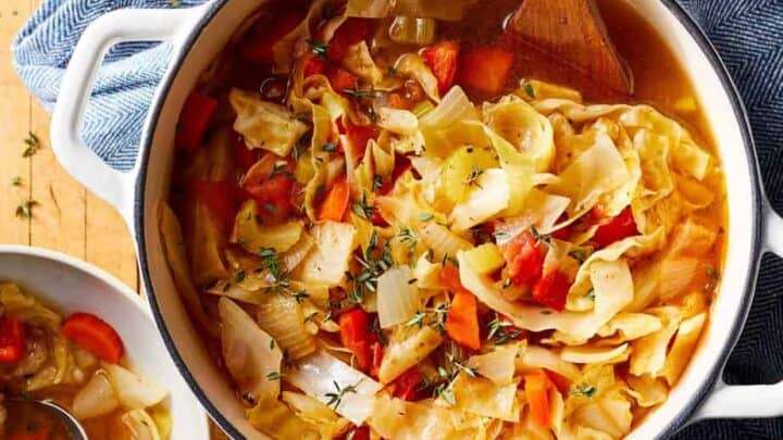 Cabbage Diet Soup for January One Pot Dinners