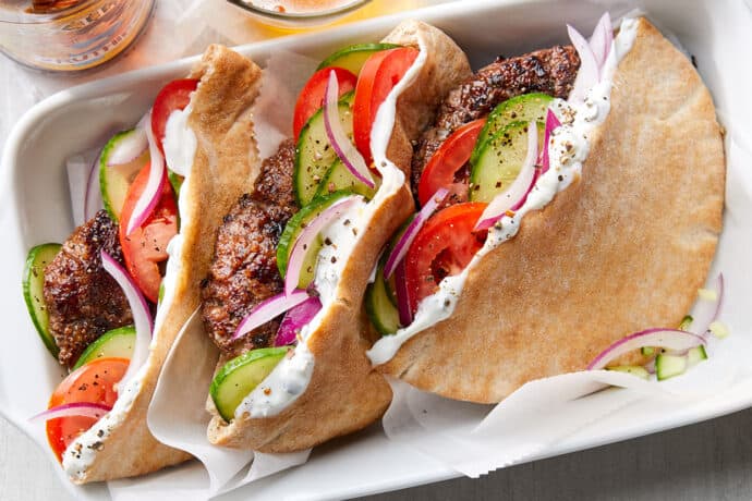 Greek Burgers for January Mediterranean Diet Dinners: What to Cook (Jan 10)