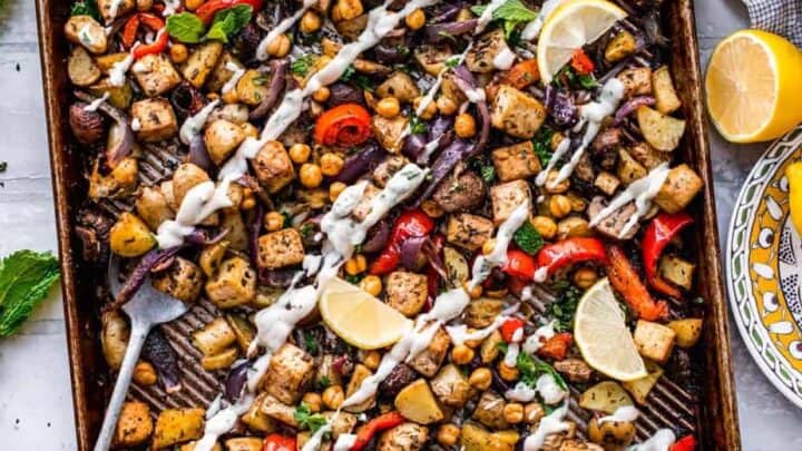 Image for Tuesday: Vegan Mediterranean Sheet Pan Dinner
