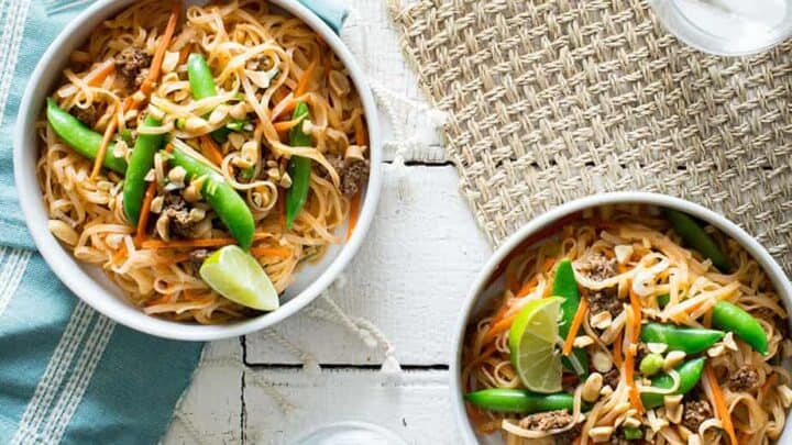 Beef Pad Thai for 20 Minute Spring Dinners: What to Cook (Mar 21)