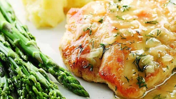 Lemon and Dill Chicken for March Mediterranean Diet Dinners