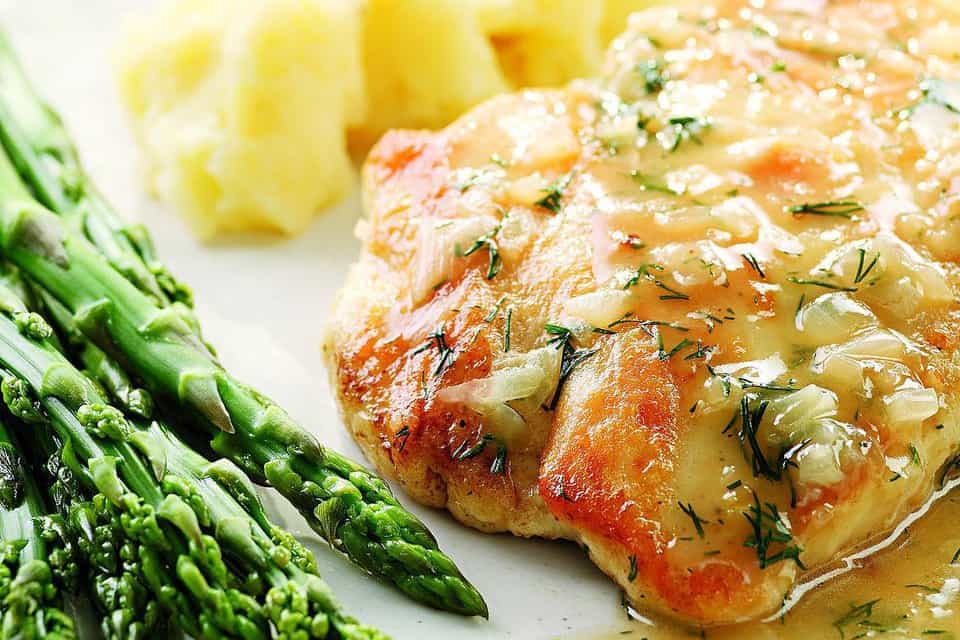 Lemon Chicken for March Mediterranean Diet Dinners