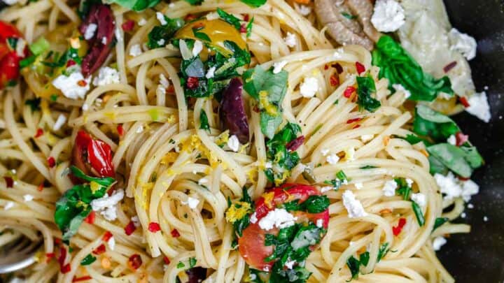 Mediterranean Diet Olive Oil Pasta