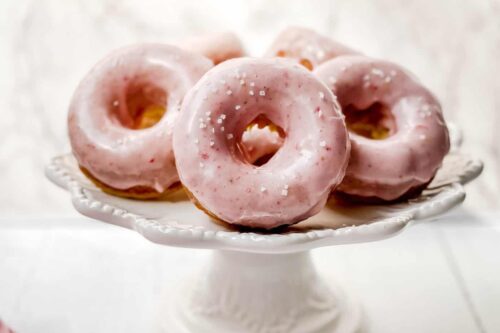 Easy Strawberry Baked Donut Recipe