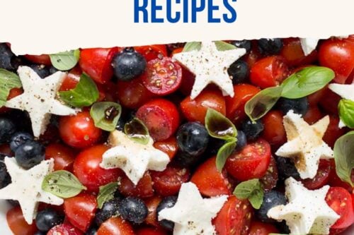 Pinterest Pin for 17 Easy Make Ahead 4th of July Recipes