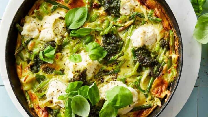 Frittata for High Protein 20 Minute Dinners