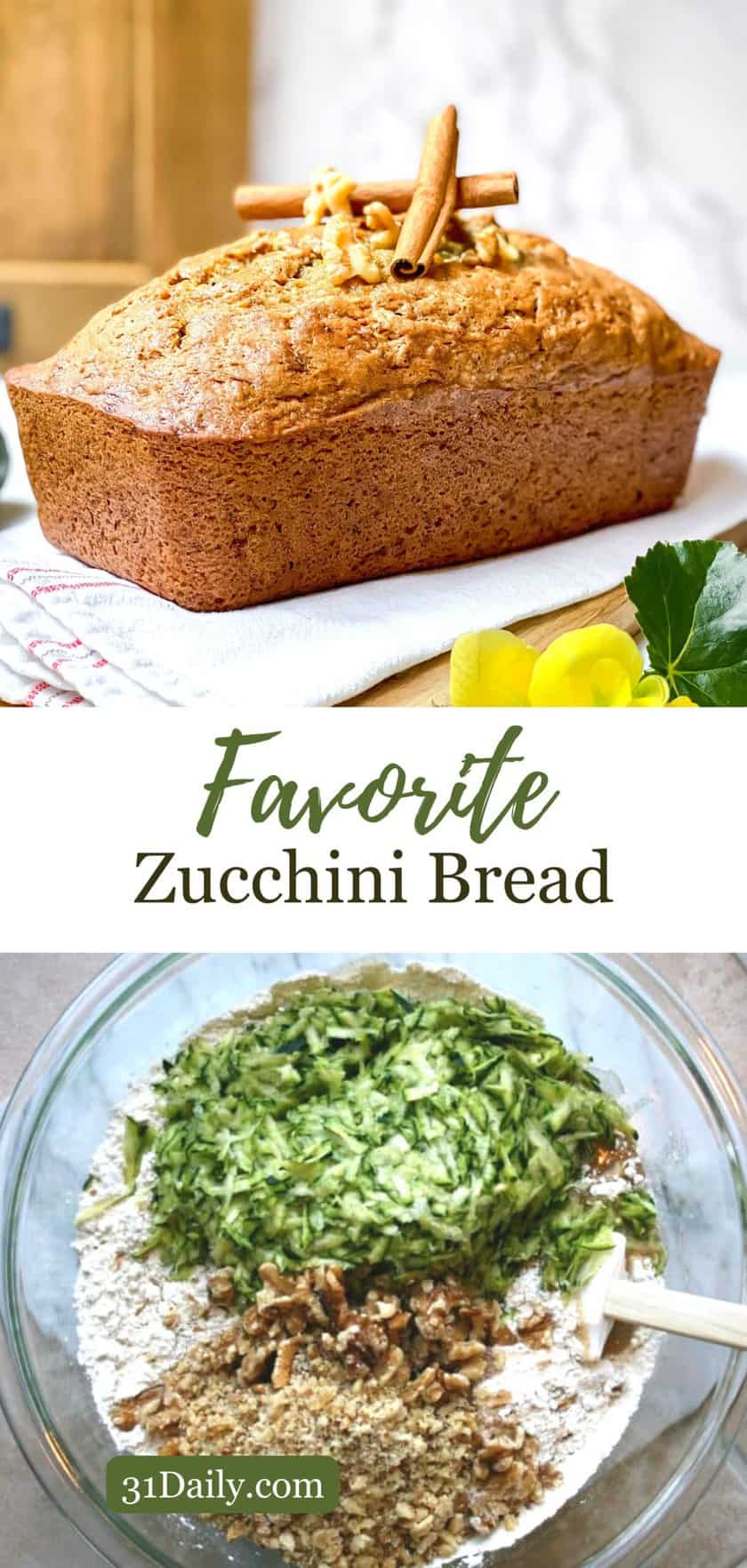 Easy zucchini bread recipe 31 daily