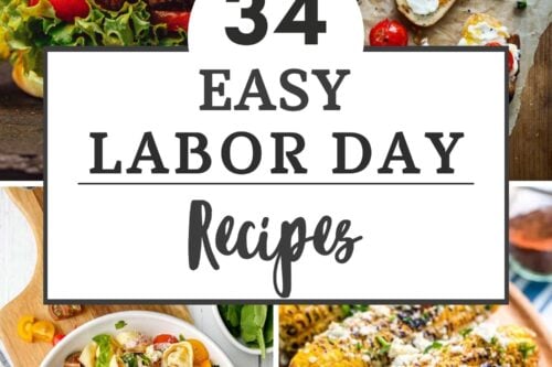 Pinterest Pin for Easy Labor Day Recipes