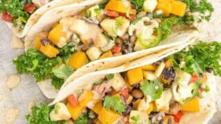 Image for Tuesday: Vegetarian Black Bean Tacos with Butternut Squash