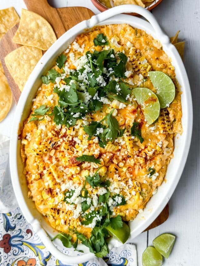 Easy Mexican Street Corn Dip