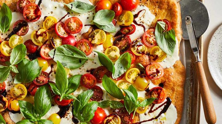 Image for Friday: Sheet-Pan Caprese Pizza