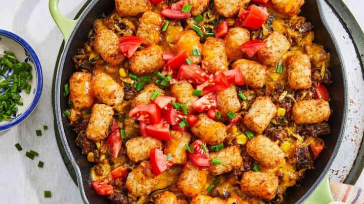 Image for Friday: Tater Tot Casserole with Beef, Corn & Zucchini