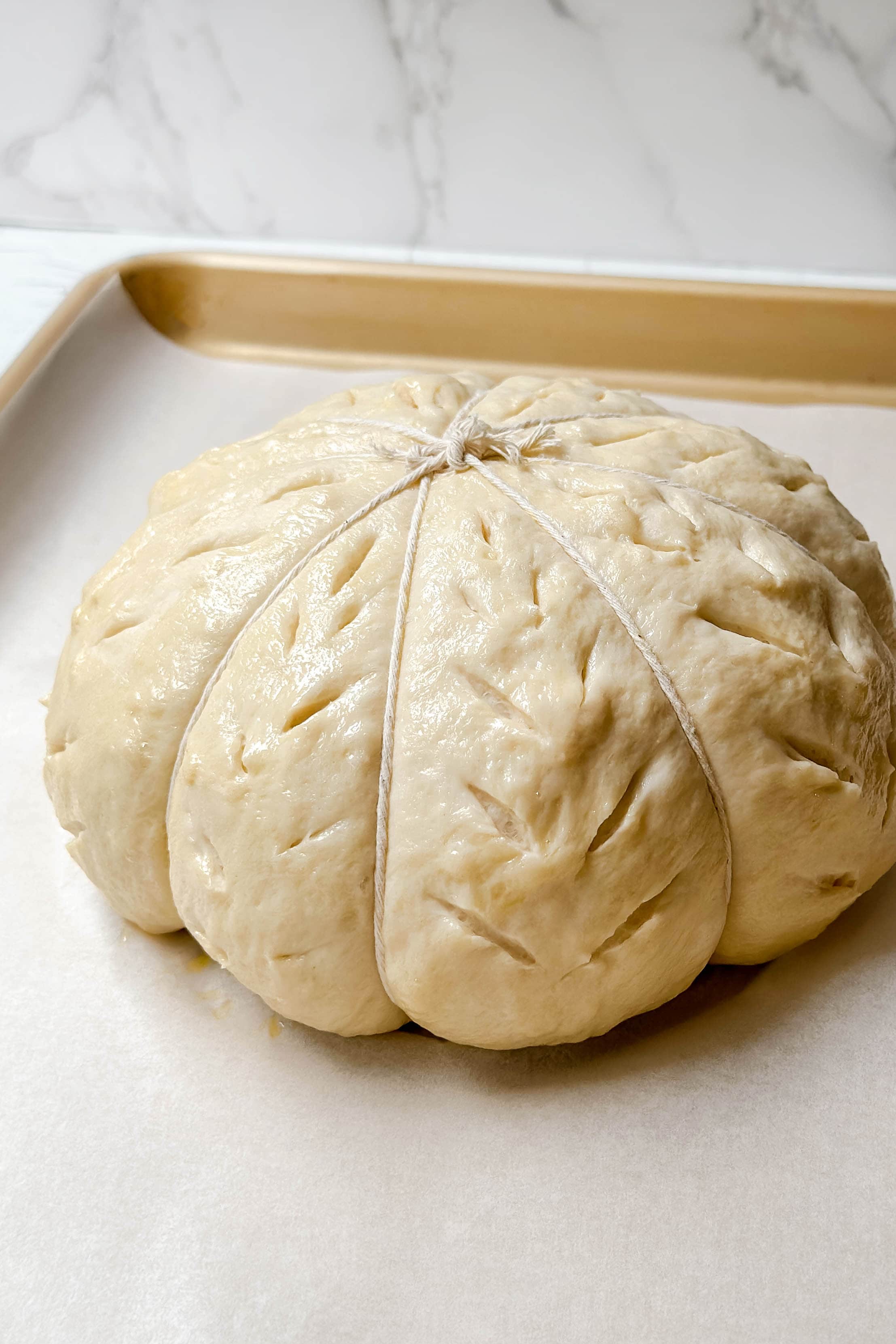 Pumpkin Shaped Bread