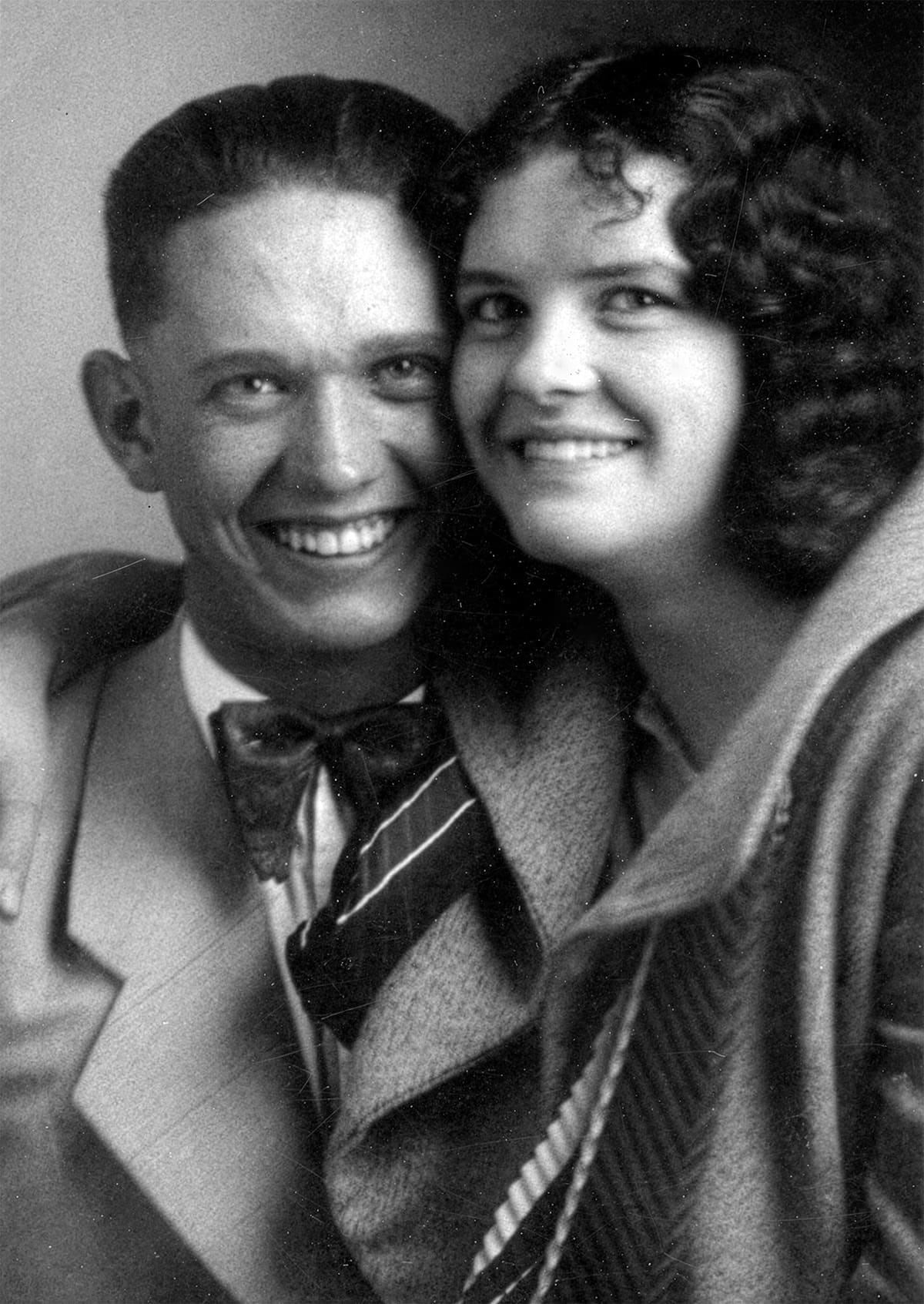 Vintage photo of my grandmother and grandfather.