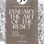 Pinterest Pin image for Stephanie Wilson's 31 Daily Sunday Edit No 1 - The Art of the Reset
