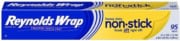 Box of Reynolds Wrap heavy duty non-stick aluminum foil, blue and yellow packaging, labeled 95 square feet—perfect for prepping or wrapping your favorite salad recipes.