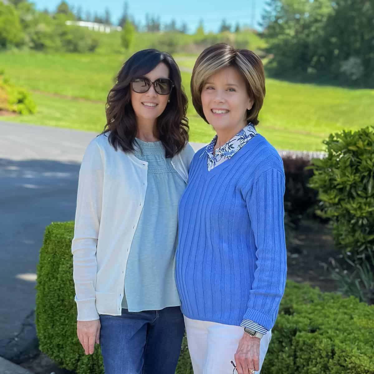 Stephanie Wilson, creator and founder at 31Daily and her mother.